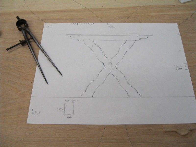 Wood Drafting Table Project Plans