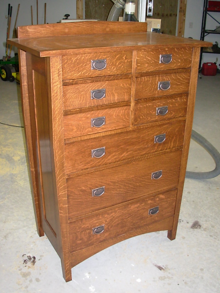 Finished Project Craftsman Style Dresser Chesapeake Woodworking