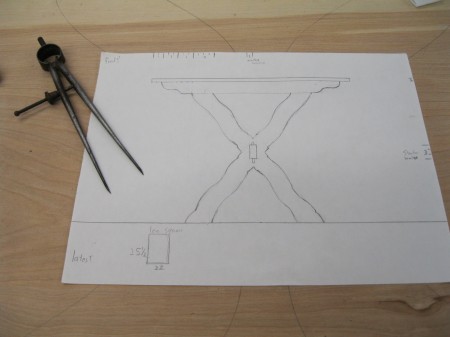 building a sawbuck table similar to this one for some friends. I 